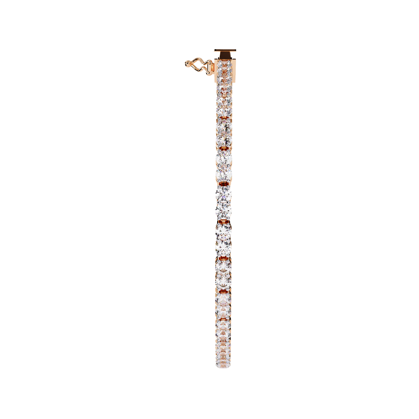 Radiant Line – 2.7MM Lab Diamond Tennis Bracelet in 14K Gold
