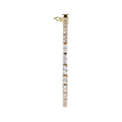 Radiant Line – 2.7MM Lab Diamond Tennis Bracelet in 14K Gold