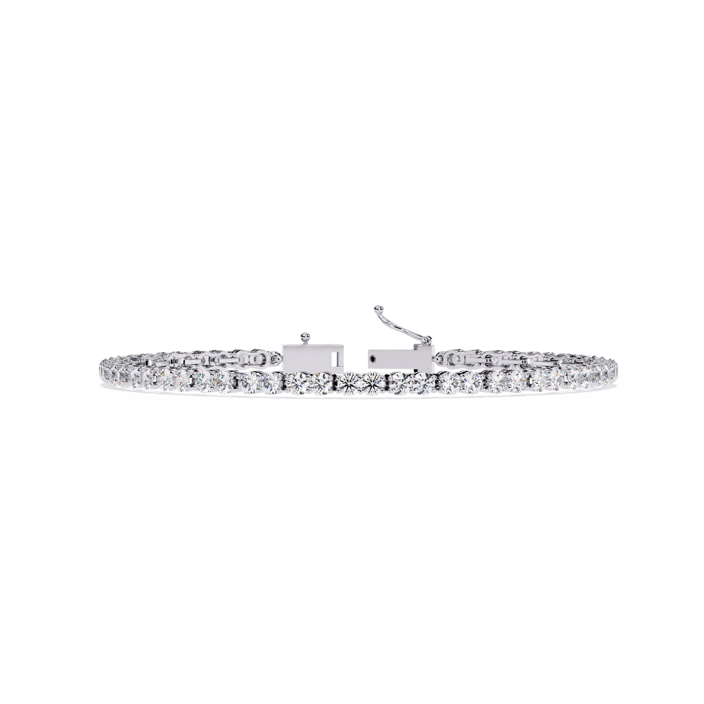 Radiant Line – 2.7MM Lab Diamond Tennis Bracelet in 14K Gold
