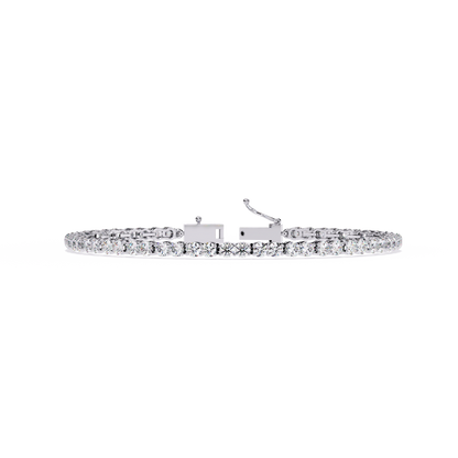 Radiant Line – 2.7MM Lab Diamond Tennis Bracelet in 14K Gold