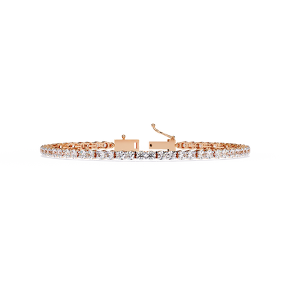 Radiant Line – 2.7MM Lab Diamond Tennis Bracelet in 14K Gold