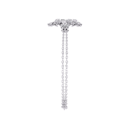 Aurora Shell – Lab Diamond Dome Link in 14K Gold