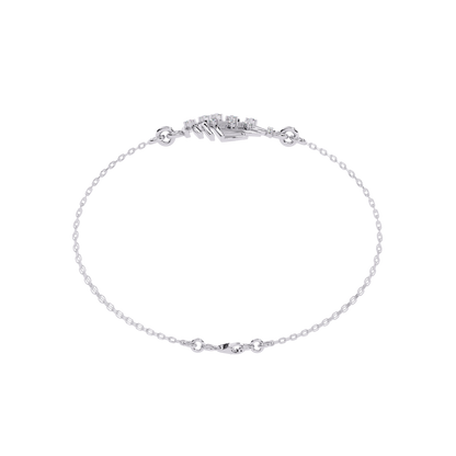 Aurora Shell – Lab Diamond Dome Link in 14K Gold