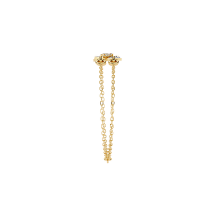 Prism Cluster – Geometric Lab Diamond Link in 14K Gold