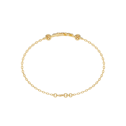 Prism Cluster – Geometric Lab Diamond Link in 14K Gold