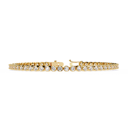 Radiant Line – Lab Diamond Classic Tennis Bracelet in 14K Gold