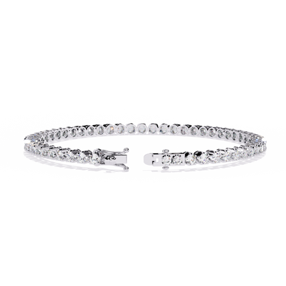Radiant Line – Lab Diamond Classic Tennis Bracelet in 14K Gold