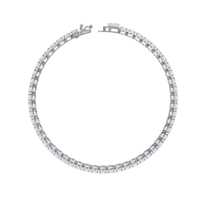 Oval Luxe – Lab Diamond Oval-Cut Bracelet in 14K Gold