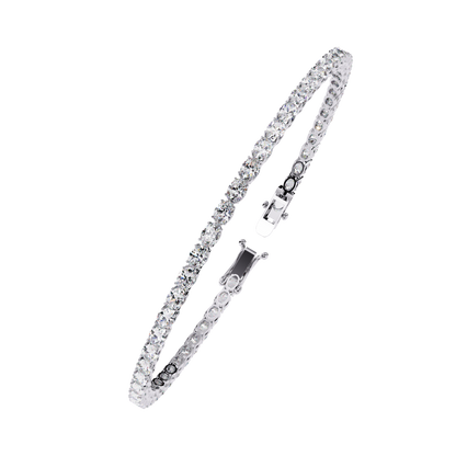 Oval Luxe – Lab Diamond Oval-Cut Bracelet in 14K Gold