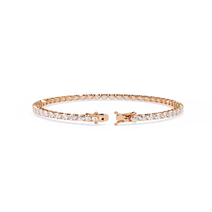 Oval Luxe – Lab Diamond Oval-Cut Bracelet in 14K Gold
