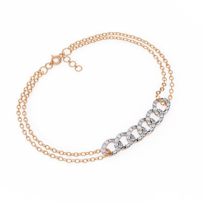 Diamond Cuban Link Chain Bracelet