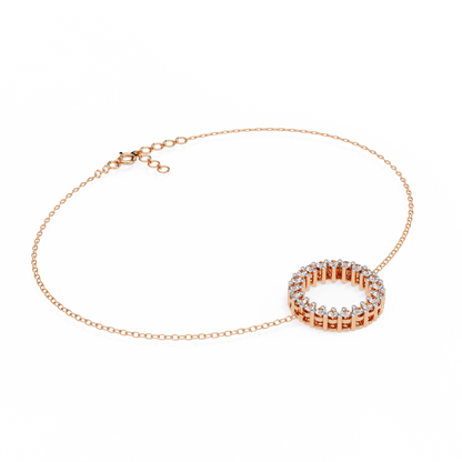 Petite Diamond Charm Bracelet