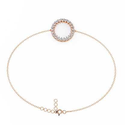 Petite Diamond Charm Bracelet