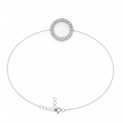 Petite Diamond Charm Bracelet