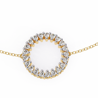 Petite Diamond Charm Bracelet
