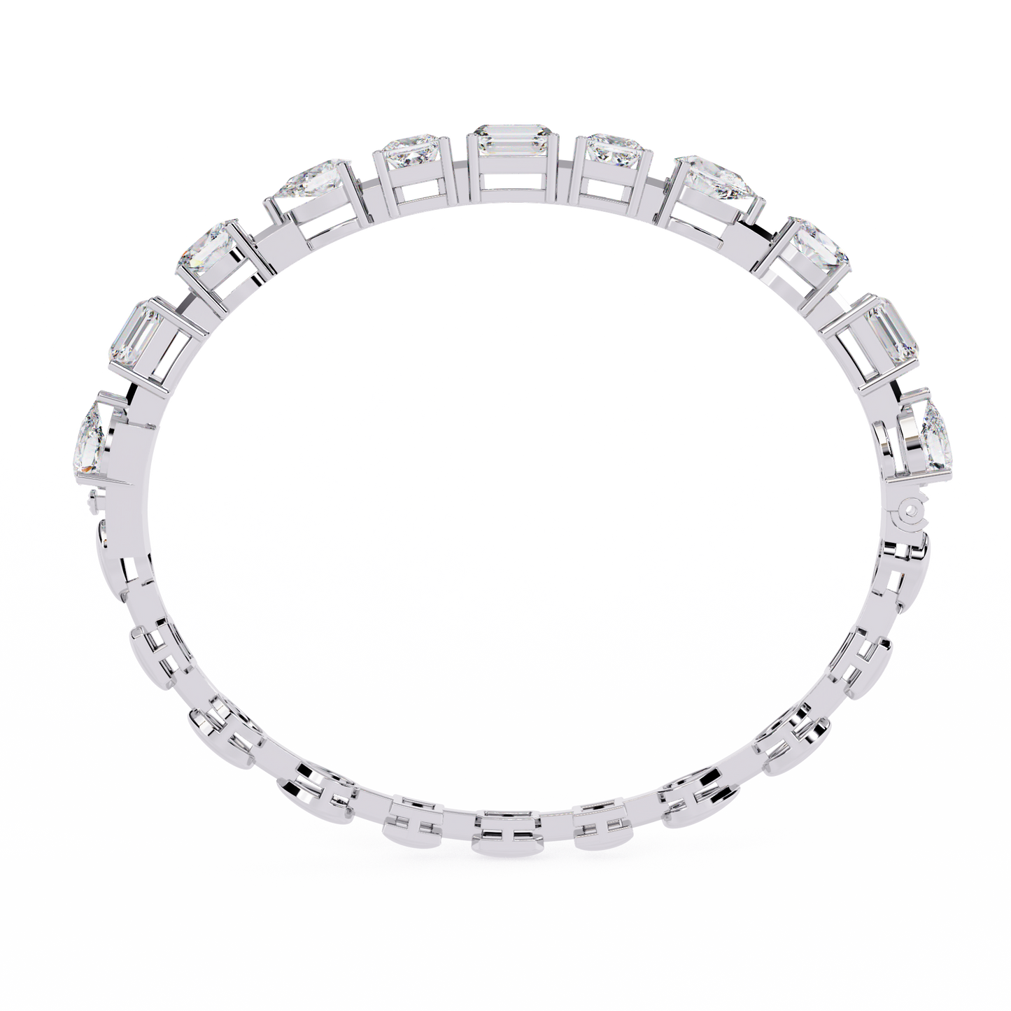 Prism Luxe – Mixed Fancy Shape Diamond Bracelet in 14K Gold