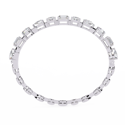 Prism Luxe – Mixed Fancy Shape Diamond Bracelet in 14K Gold