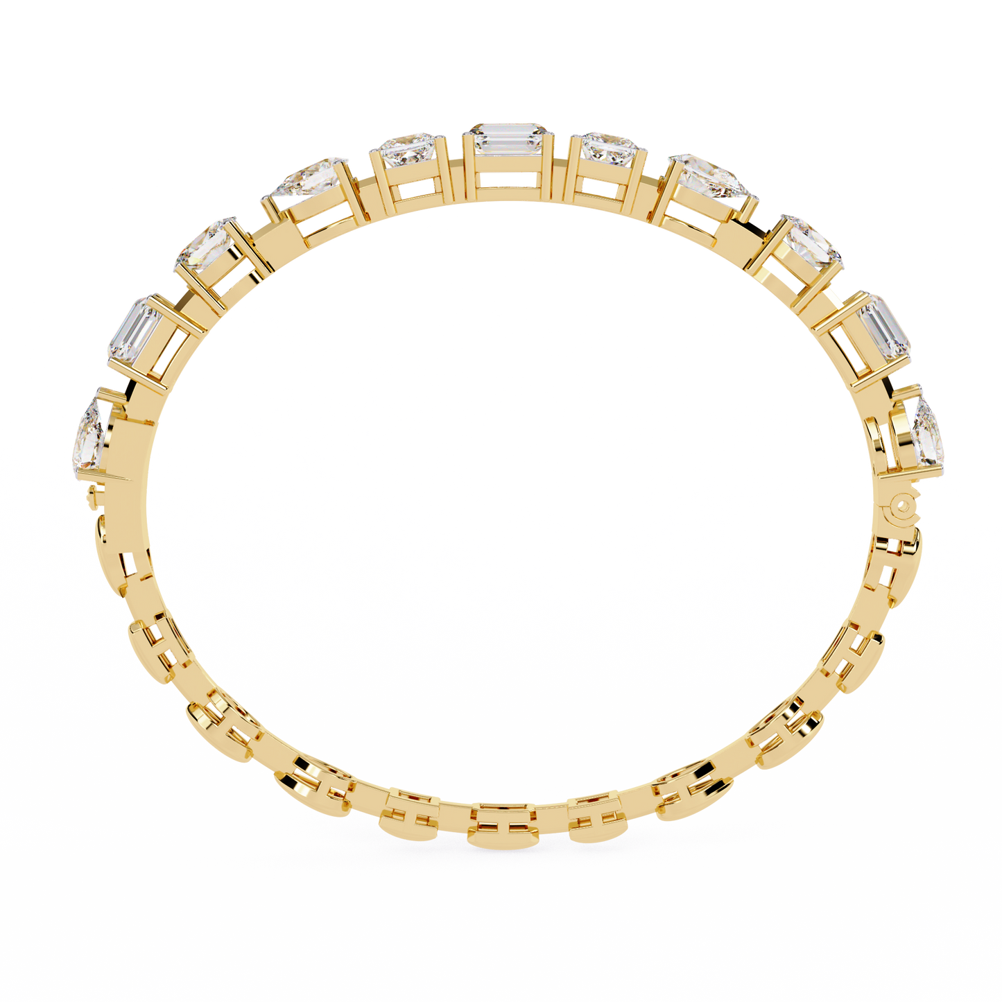 Prism Luxe – Mixed Fancy Shape Diamond Bracelet in 14K Gold