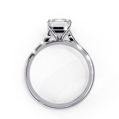 Radiant Frame – Radiant Lab Diamond Solitaire with Split Shank in 14K Gold