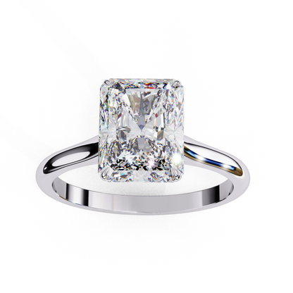 Radiant Frame – Radiant Lab Diamond Solitaire with Split Shank in 14K Gold