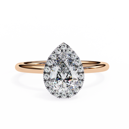 Pear Elevate – Lab Diamond Statement Ring in 14K Gold