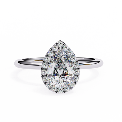 Pear Elevate – Lab Diamond Statement Ring in 14K Gold