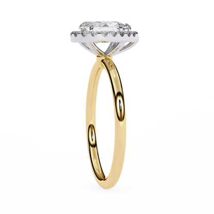 Pear Elevate – Lab Diamond Statement Ring in 14K Gold