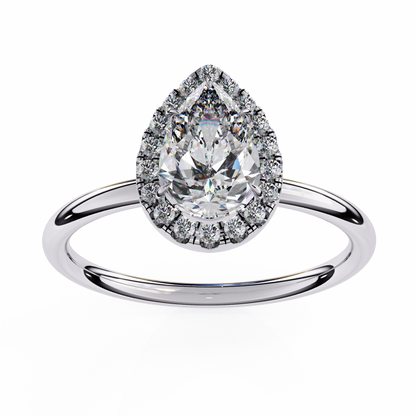 Pear Elevate – Lab Diamond Statement Ring in 14K Gold