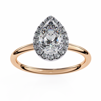 Pear Elevate – Lab Diamond Statement Ring in 14K Gold