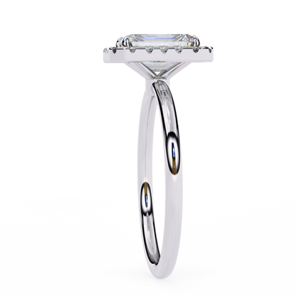 Emerald Flow – Lab Diamond Ring with in 14K Gold