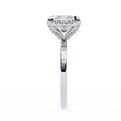 Princess Weave – Lab Diamond Ring in 14K Gold