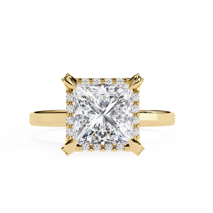 Princess Weave – Lab Diamond Ring in 14K Gold