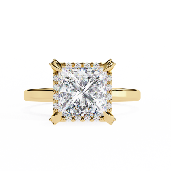 Princess Weave – Diamond Ring in 14K Gold