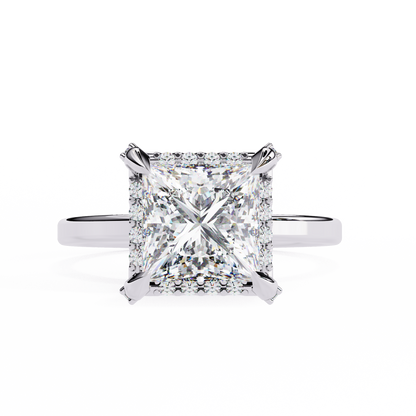 Princess Weave – Lab Diamond Ring in 14K Gold