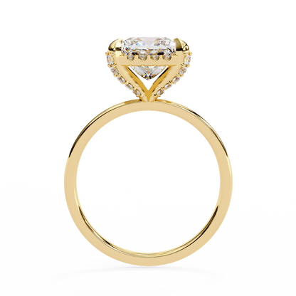 Princess Weave – Lab Diamond Ring in 14K Gold