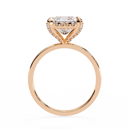 Princess Weave – Lab Diamond Ring in 14K Gold
