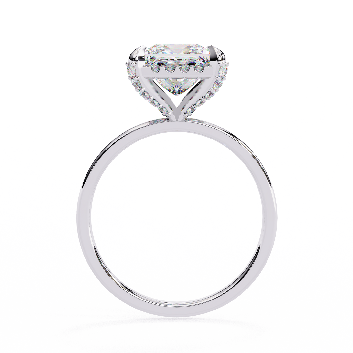Princess Weave – Lab Diamond Ring in 14K Gold