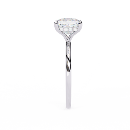 Crown Channel – Princess & Round Lab Diamond Band in 14K Gold
