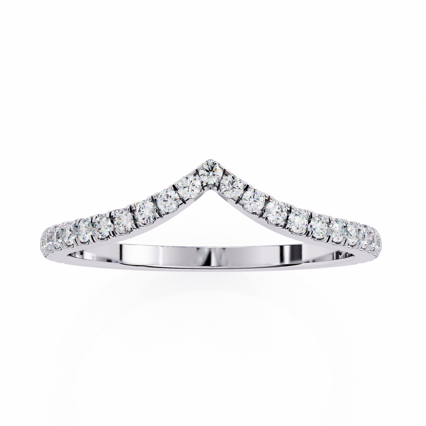 Twilight Spark – Round Lab Diamond Scattered Eternity Ring