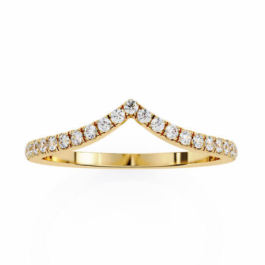 Twilight Spark – Round Lab Diamond Scattered Eternity Ring