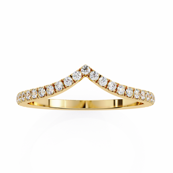 Twilight Spark – Round Diamond Scattered Eternity Ring