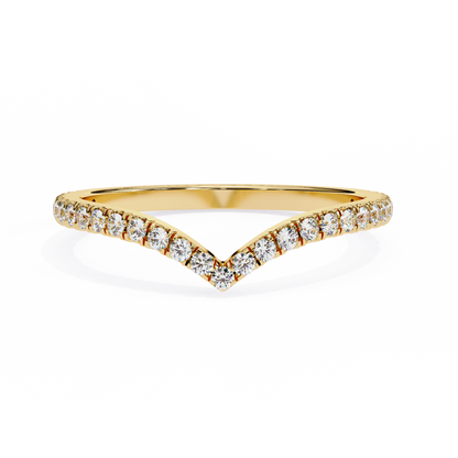 Twilight Spark – Round Lab Diamond Scattered Eternity Ring