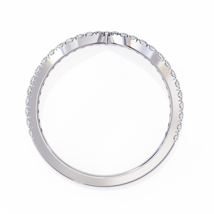 Twilight Spark – Round Lab Diamond Scattered Eternity Ring