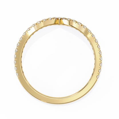 Twilight Spark – Round Lab Diamond Scattered Eternity Ring