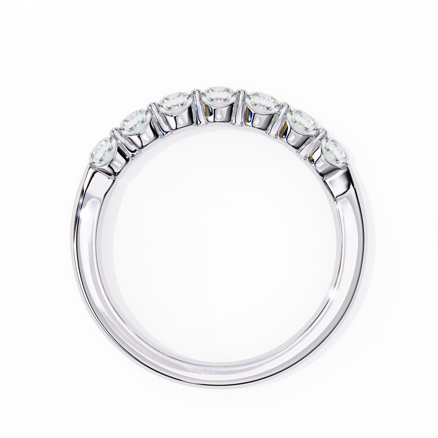 Solé Trace – Round Lab Diamond Curved Accent Band