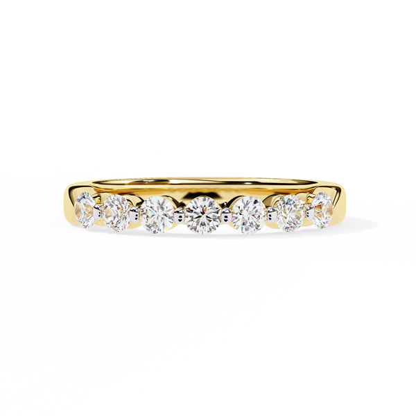 Solé Trace – Round Diamond Curved Accent Band