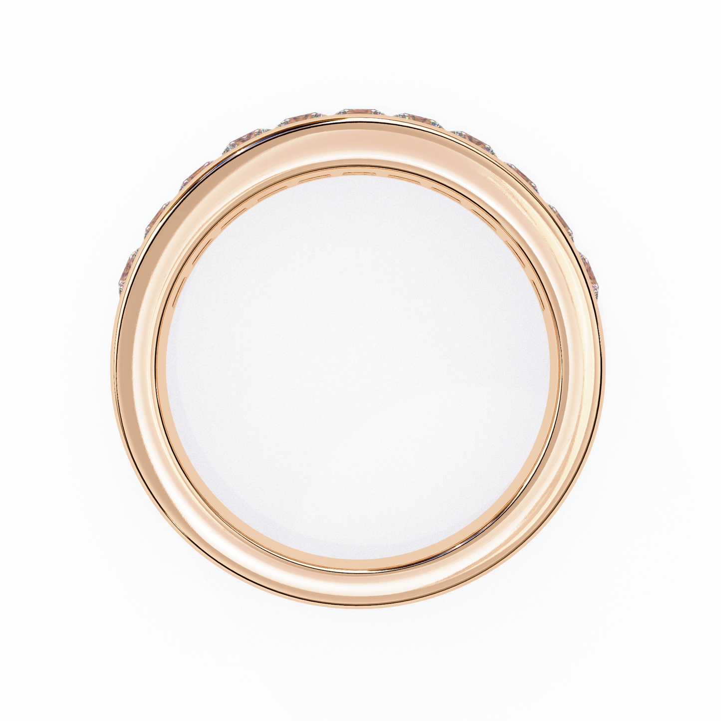 Royal Prism – Princess Cut Lab Diamond Channel Band