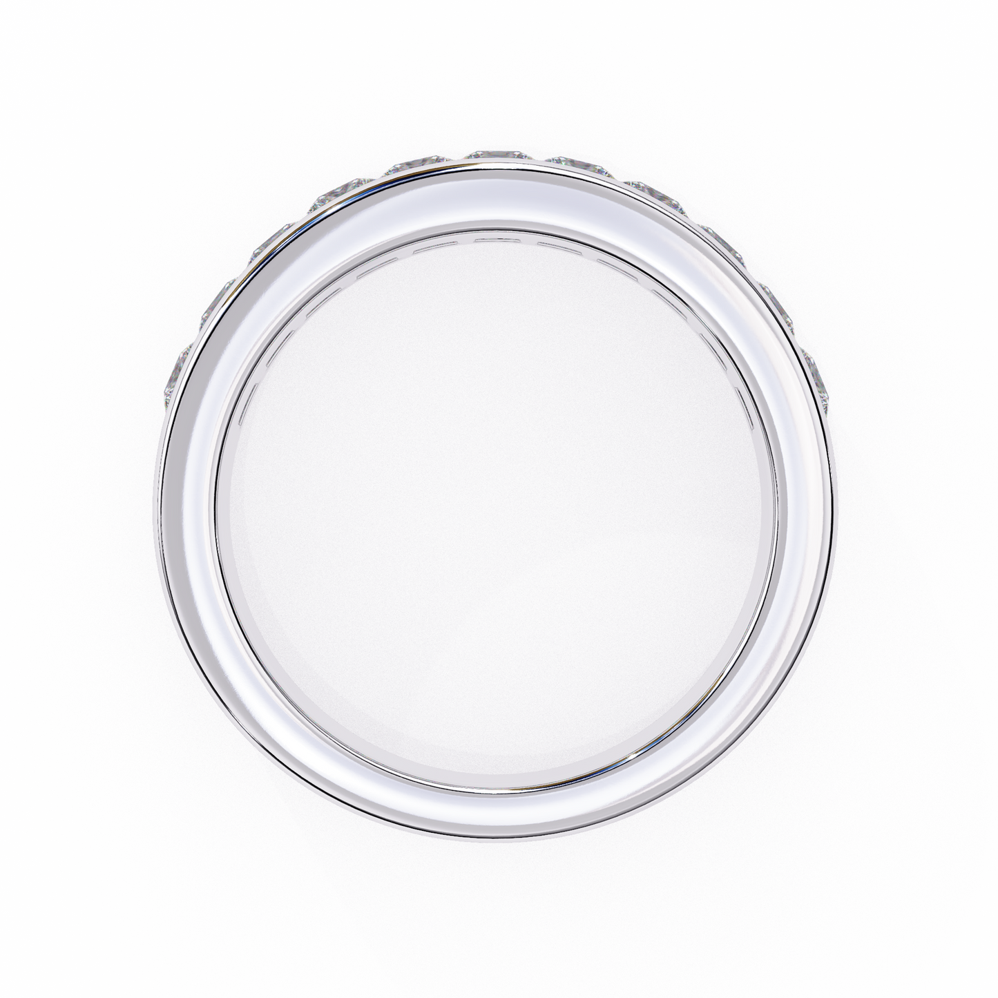 Royal Prism – Princess Cut Lab Diamond Channel Band
