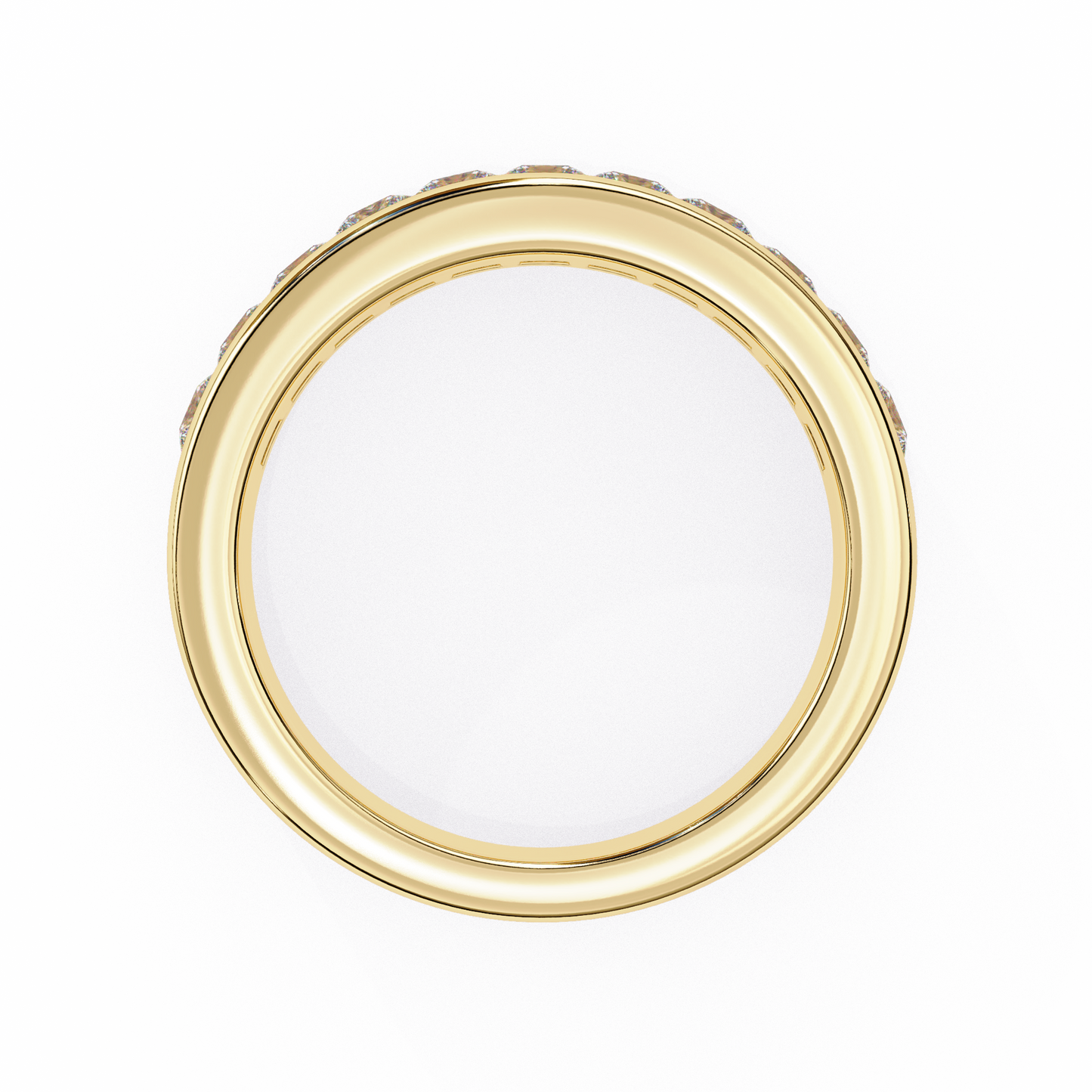 Royal Prism – Princess Cut Lab Diamond Channel Band