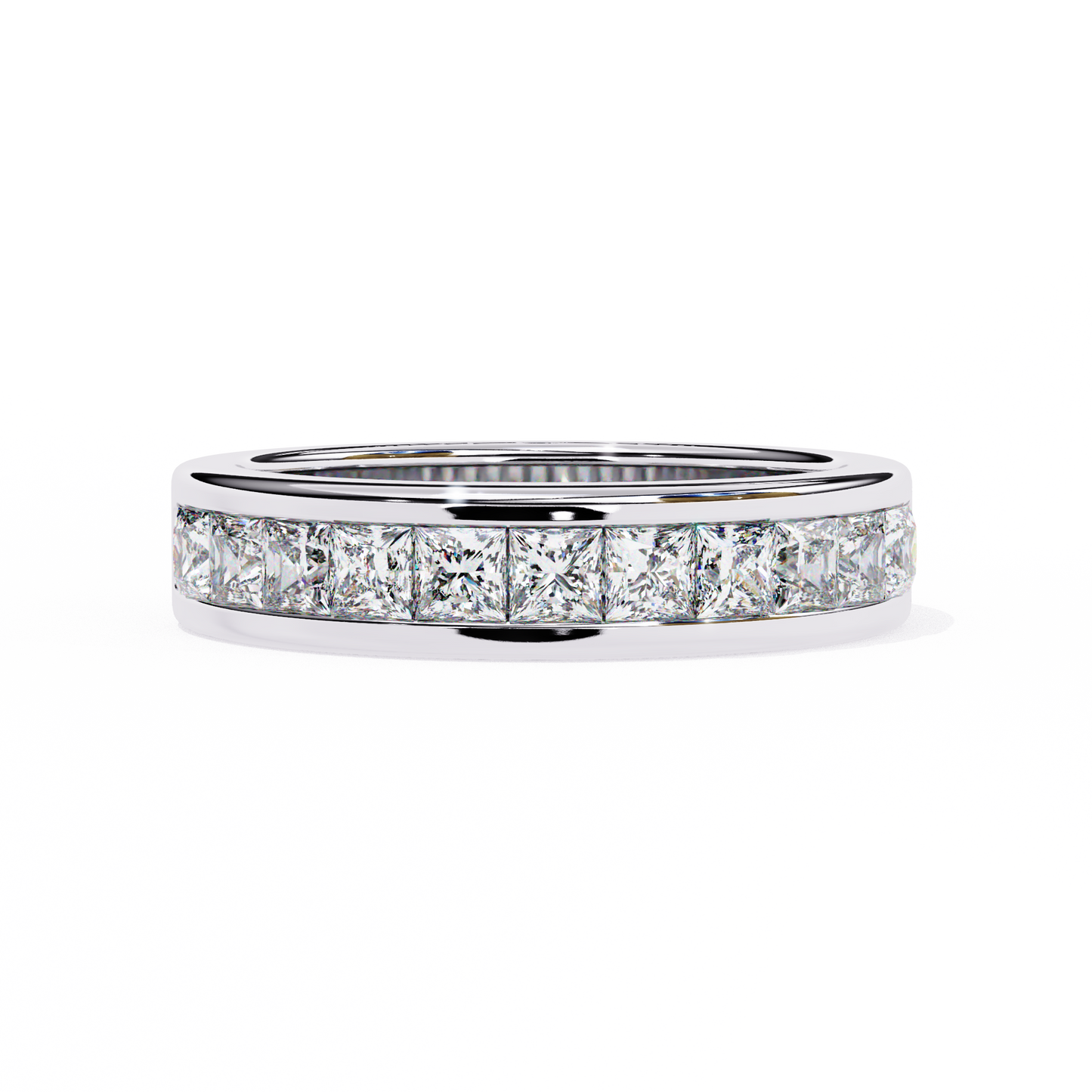 Royal Prism – Princess Cut Lab Diamond Channel Band